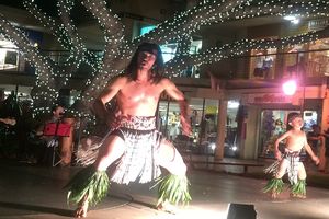 マウイ島でのフラのショー
